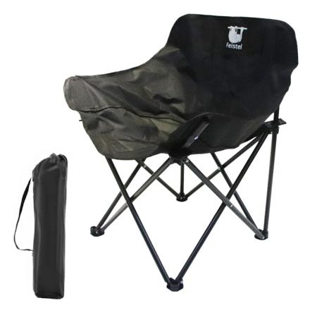 Petite chaise de camping pliante en acier au carbone
