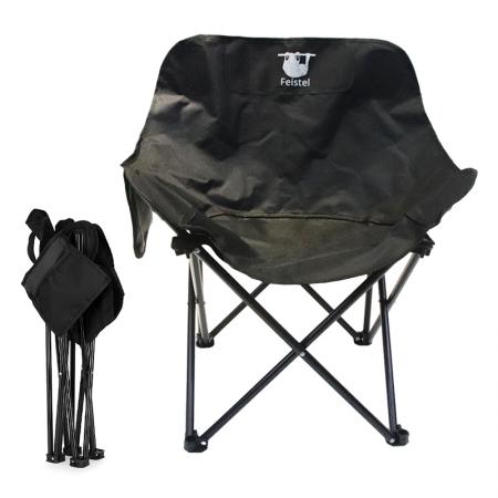 Petite chaise de camping pliante en acier au carbone