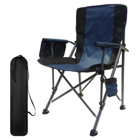 Chaise de réalisateur pliante d'extérieur, grande taille et confortable, avec dossier, idéale pour les loisirs, les voyages en voiture, le camping et les loisirs.