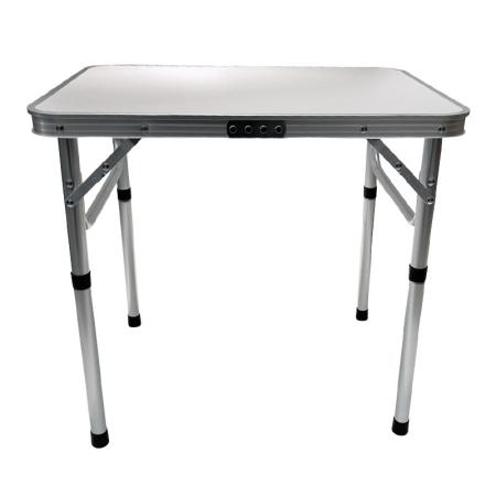 Table pliante portable légère et réglable en aluminium pour l'extérieur 