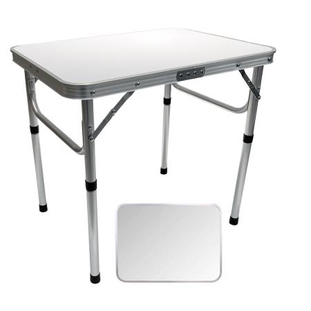 Table pliante portable légère et réglable en aluminium pour l'extérieur 