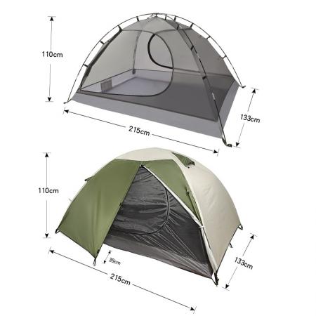 Tente de camping quatre saisons double couche, entièrement automatique, protection solaire, tente extérieure