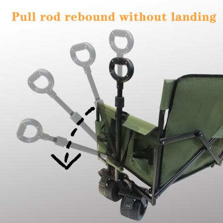 Chariot utilitaire pliable et robuste, idéal pour la plage et les voyages. Grande capacité de chargement. 