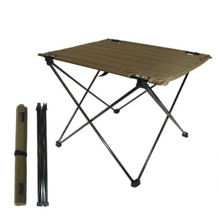 Table pliante portable de camping pour la cuisson de rouleaux d'œufs, nappe Oxford 