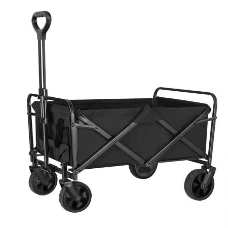 Chariot de jardin pliable pour camping et plage, chariot à main pliable 