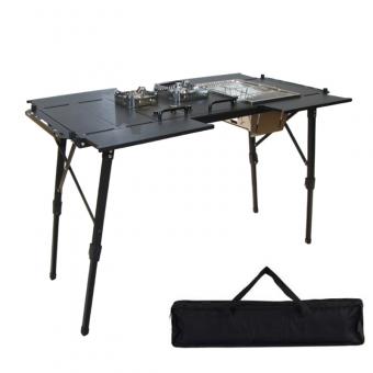 Table de camping modulaire pliable IGT pour l'extérieur
