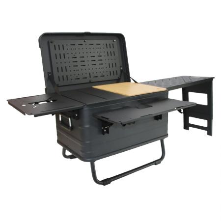Coffret de camping léger en aluminium IGT Outdoor avec accessoires combinés