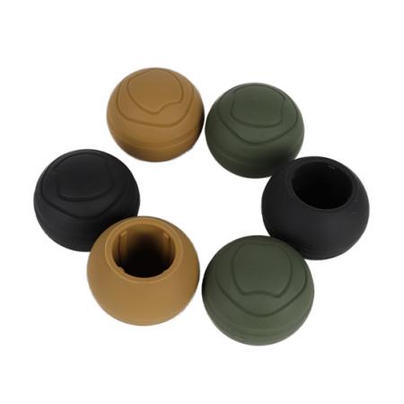 Coussinets de pied sphériques en silicone anti-affaissement pour chaise de camping personnalisée Moon Chair
