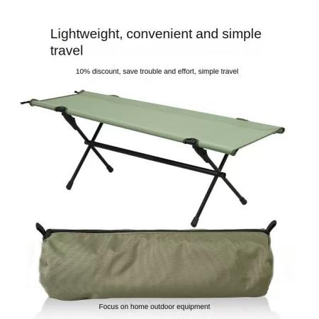 Mobilier d'extérieur sur mesure Chaise de jardin moderne en aluminium Tabouret double pliant et portable