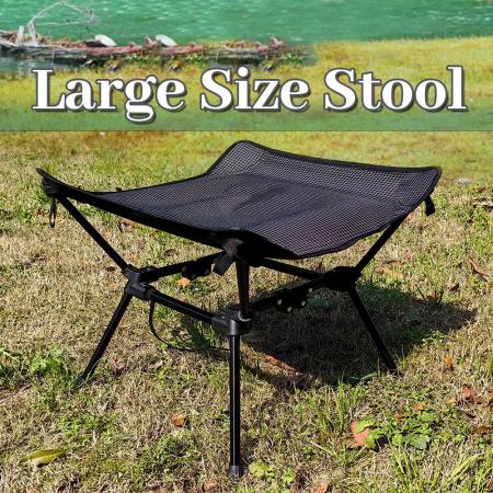 Banc de plage portable pliant en tissu Oxford, en alliage d'aluminium, facile à ranger, tabouret de camping. 