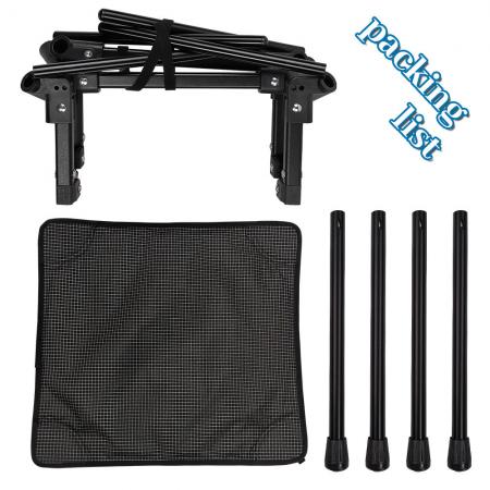 Banc de plage portable pliant en tissu Oxford, en alliage d'aluminium, facile à ranger, tabouret de camping. 