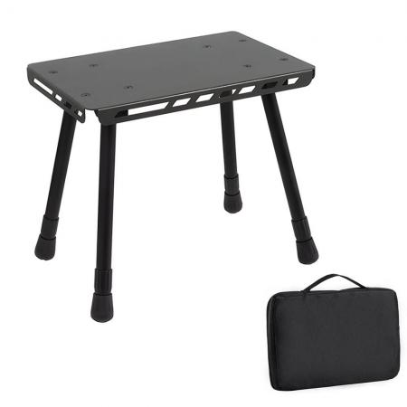 Tabouret de camping pliable ultraléger en métal aluminium pour la pêche et l'extérieur 