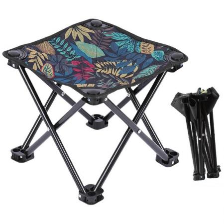 Tabouret pliant portable à main, design moderne, pour camping, pique-nique, voyage, plage, stand extérieur