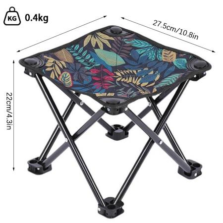 Tabouret pliant portable à main, design moderne, pour camping, pique-nique, voyage, plage, stand extérieur