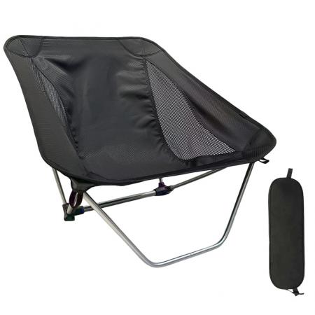 Chaise pliante ultralégère en aluminium sur mesure en gros pour le camping et la pêche, chaise de mobilier d'extérieur moderne 