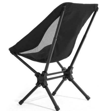 Chaise de camping pliante compacte en tissu Oxford et aluminium, portable, légère, à installation facile pour la randonnée 