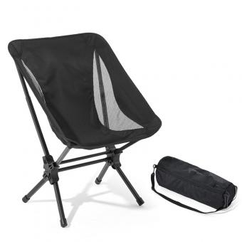 Chaise de camping légère en aluminium et tissu Oxford à installation facile