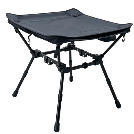 Mini tabouret de camping carré en aluminium, chaise pliante portable ultra-légère, table de camping compacte 2 en 1 