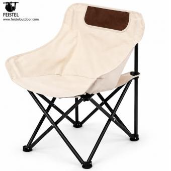 Chaise lune de camping en acier au carbone