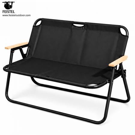 Chaise de camping d'extérieur 2 personnes pour couples – Canapé de camping 2 places pliable, structure en aluminium 7075, Oxford 600D, capacité de 250 kg 