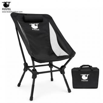 Chaise de camping pliante avec sac de transport