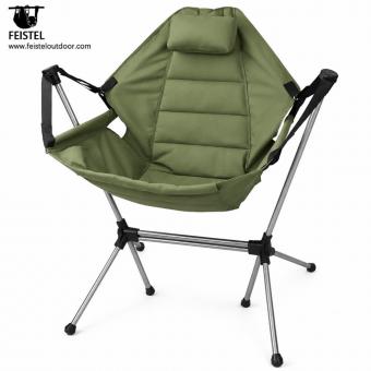 Chaise à bascule pliante de camping