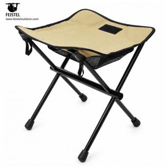 Tabouret maza de camping pliant en aluminium