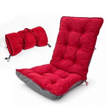 Housse de coussin de chaise de camping en peluche