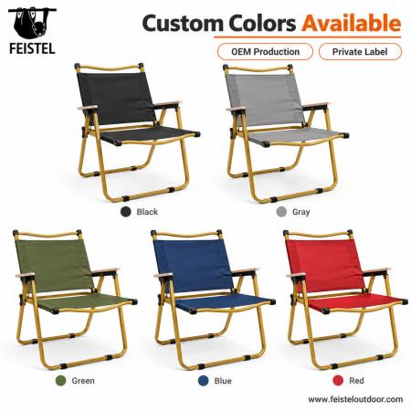 Chaise de camping de plage portable – Chaise pliante en acier au carbone et Oxford, capacité de 150 kg 