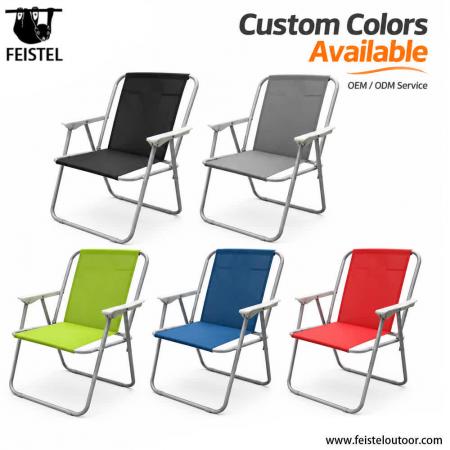 Chaise de plage et de camping portable – Chaise pliante de 1,8 kg, capacité de 150 kg, hauteur d'assise de 37 cm 