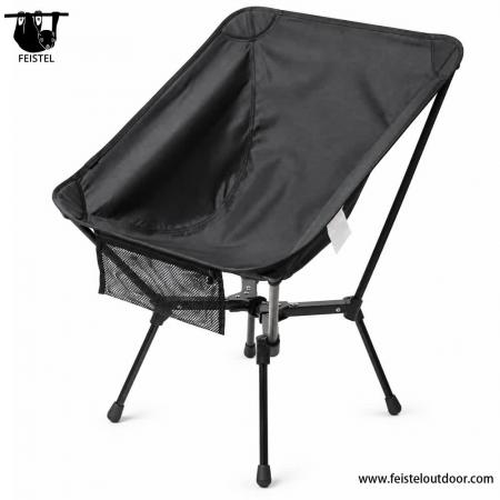 Chaise de camping pliante compacte – Chaise repliable en aluminium 7075 1,27 kg, capacité de 150 kg 