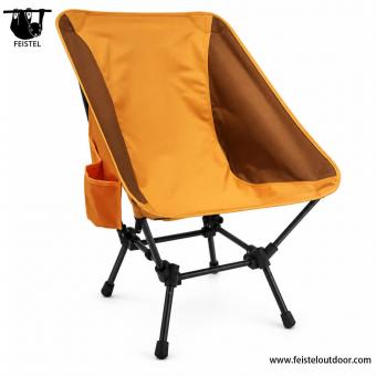 Chaise de plage pliante avec poches latérales