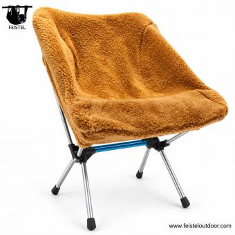 Housse de chaise de camping en peluche