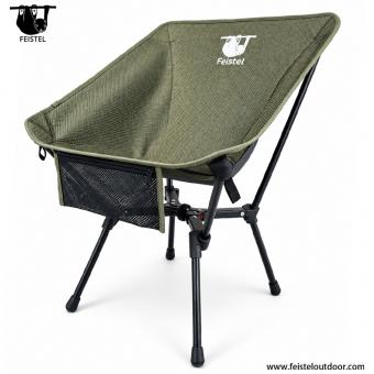 Chaise de camping pliante à dossier bas