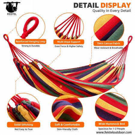 feisetel 2019 amazon vendeur 2 personnes toutes saisons portable 75D nylon parachute camping hamac 
