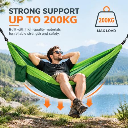 accessoires de camping hamac hamac simple portable pour l'extérieur 
