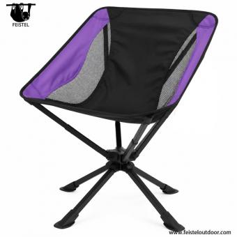 Chaise pliante de camping en aluminium