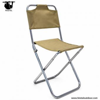 Tabouret pliant portable avec dossier