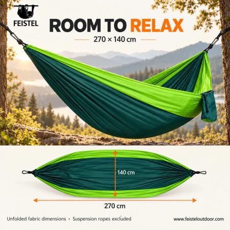 accessoires de camping hamac hamac simple portable pour l'extérieur 