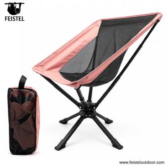 Chaise de camping pliante pivotante