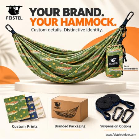 Hamac d'extérieur en nylon parachute, anti-moustiques, pour le camping et la randonnée, capacité 150 kg 