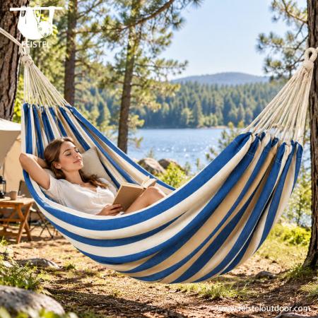 Feisetel nouveau design portable de haute qualité camping suspendu hamac extérieur 