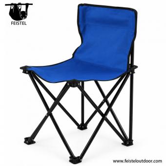 Tabouret de camping pliant avec dossier