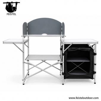 Table de cuisine de camping pliante et portable