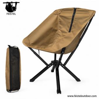 Chaise de voyage d'extérieur portable à pliage rapide